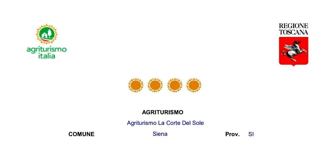 Agriturismo La Corte Del Sole Siena 0*,
